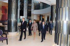 Президент Азербайджана и его супруга приняли участие в открытии гостиничного комплекса "Hilton Bakı" (ФОТО)