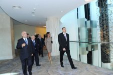 Президент Азербайджана и его супруга приняли участие в открытии гостиничного комплекса "Hilton Bakı" (ФОТО)