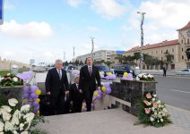 Президент Азербайджана принял участие в открытии подземных переходов и дорожной развязки (версия 2) (ФОТО)