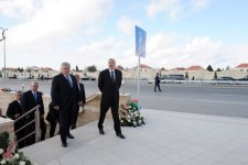 Президент Азербайджана принял участие в открытии подземных переходов и дорожной развязки (версия 2) (ФОТО)