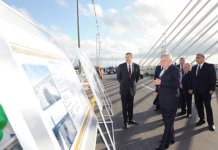 Президент Азербайджана принял участие в открытии подземных переходов и дорожной развязки (версия 2) (ФОТО)