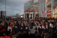 Грандиозное шоу "уличного театра  пантомимы" в Стамбуле - глазами азербайджанца (фотосессия)