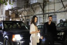 Сафура на съемочной площадке сериала "Цветок темноты" (фотосессия)