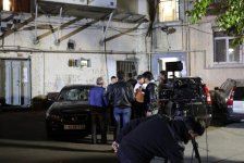 Сафура на съемочной площадке сериала "Цветок темноты" (фотосессия)