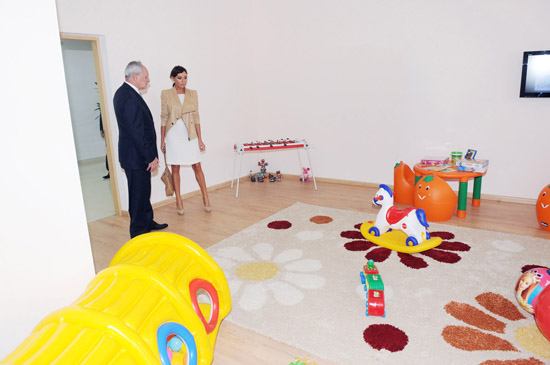 Azerbaijan`s First Lady opens new schools and YAP office in capital`s Khazar District (PHOTO)