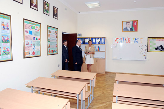 Azerbaijan`s First Lady opens new schools and YAP office in capital`s Khazar District (PHOTO)
