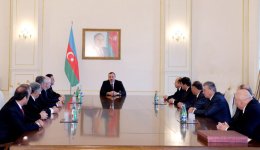 Ильхам Алиев принял участников Совета руководителей органов безопасности и спецслужб стран СНГ (версия 2)