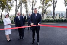 Президент Ильхам Алиев принял участие в открытии Агдашской центральной районной больницы (ФОТО)