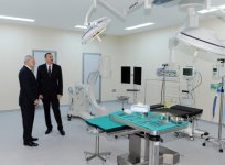 Президент Ильхам Алиев принял участие в открытии Агдашской центральной районной больницы (ФОТО)