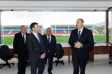 President Aliyev inaugurates several objects in Agsu (UPDATE) (PHOTO)
