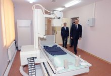 Президент Ильхам Алиев принял участие в открытии после реконструкции Уджарской городской детской больницы (ФОТО)