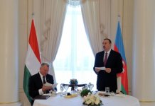 В честь Президента Венгрии в Баку был дан официальный прием (ФОТО)