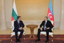 Состоялась встреча один на один президентов Азербайджана и Болгарии (ФОТО)