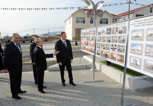 President Ilham Aliyev inaugurates administrative building of Oguz Region Court (PHOTO)