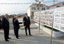 President Ilham Aliyev inaugurates administrative building of Oguz Region Court (PHOTO)