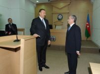 President Ilham Aliyev inaugurates administrative building of Oguz Region Court (PHOTO)