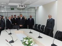President Ilham Aliyev inaugurates administrative building of Oguz Region Court (PHOTO)