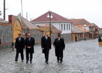 Президент Азербайджана посетил в Гахе крепостной комплекс "Ичерибазар" после реконструкции (ФОТО)