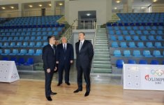 Президент Азербайджана ознакомился с Шекинским олимпийским спорткомплексом после его реконструкции (ФОТО)