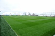 Azerbaijani President inspects construction work at stadium and training camp of Gabala football club (PHOTO)