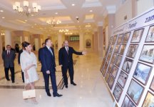 Президент Азербайджана и его супруга приняли участие в открытии после капремонта кинотеатра "Низами" (ФОТО)