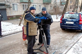 Фуад Шабанов готовит актеров в Большевике (фотосессия)