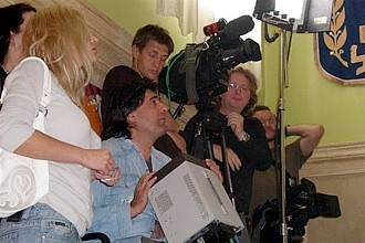 Фуад Шабанов готовит актеров в Большевике (фотосессия)