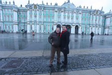 Азербайджанские телеведущие в русской бане: "Размял южные кости" (фотосессия)