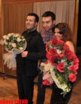 Натаван Хабиби, Эльшад Хосэ и Эльнур Мамедов в мюзикле "Лейли и Меджнун" (фотосессия)