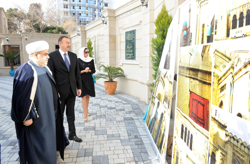 Azerbaijani president opens Ajdarbay Mosque in Baku after major overhaul (PHOTO)