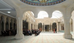 Azerbaijani president opens Ajdarbay Mosque in Baku after major overhaul (PHOTO)