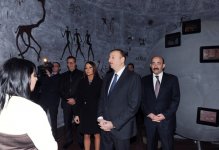 Президент Азербайджана и его супруга приняли участие в открытии Гобустанского музея (ФОТО)