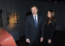 Президент Азербайджана и его супруга приняли участие в открытии Гобустанского музея (ФОТО)