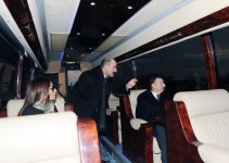 Президент Азербайджана и его супруга приняли участие в открытии Гобустанского музея (ФОТО)