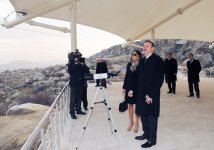 Президент Азербайджана и его супруга приняли участие в открытии Гобустанского музея (ФОТО)