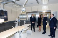 Президент Азербайджана и его супруга приняли участие в церемонии открытии Республиканского диагностического центра после капремонта (ФОТО)