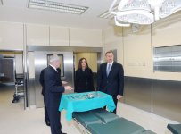 Президент Азербайджана и его супруга приняли участие в церемонии открытии Республиканского диагностического центра после капремонта (ФОТО)