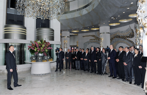 Azerbaijani President and First Lady open Jumeirah Bilgah Beach Hotel in Baku (PHOTO)