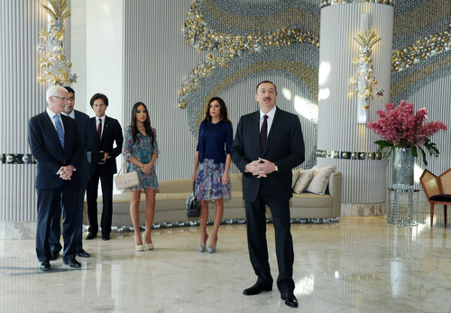 Azerbaijani President and First Lady open Jumeirah Bilgah Beach Hotel in Baku (PHOTO)