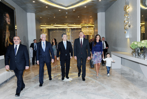 Azerbaijani President and First Lady open Jumeirah Bilgah Beach Hotel in Baku (PHOTO)