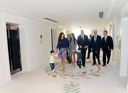 Azerbaijani President and First Lady open Jumeirah Bilgah Beach Hotel in Baku (PHOTO)