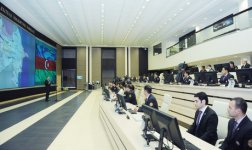 Президент Азербайджана принял участие в открытии Центра интеллектуального управления транспортом (ФОТО)