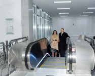 President Ilham Aliyev opens reconstructed “Koroglu” metro station of Baku Metro, an underground pedestrian passage and new park (PHOTO)