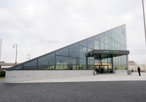 President Ilham Aliyev opens reconstructed “Koroglu” metro station of Baku Metro, an underground pedestrian passage and new park (PHOTO)