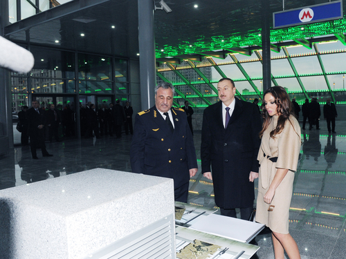 President Ilham Aliyev opens reconstructed “Koroglu” metro station of Baku Metro, an underground pedestrian passage and new park (PHOTO)