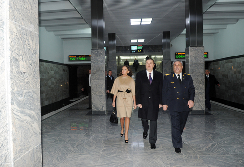 President Ilham Aliyev opens reconstructed “Koroglu” metro station of Baku Metro, an underground pedestrian passage and new park (PHOTO)