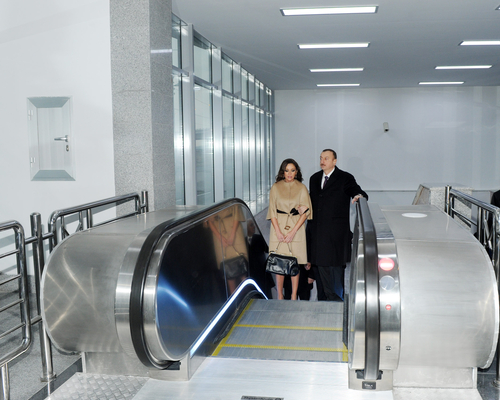 President Ilham Aliyev opens reconstructed “Koroglu” metro station of Baku Metro, an underground pedestrian passage and new park (PHOTO)
