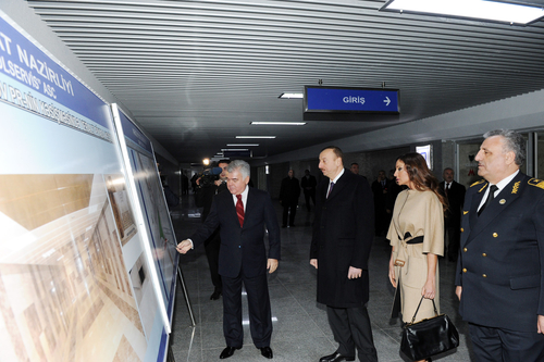 President Ilham Aliyev opens reconstructed “Koroglu” metro station of Baku Metro, an underground pedestrian passage and new park (PHOTO)