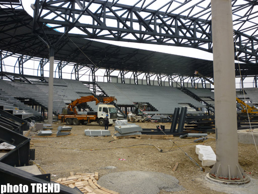 Roof installed for complex to be possible venue for Eurovision-2012 Song Contest in Baku (PHOTO)
