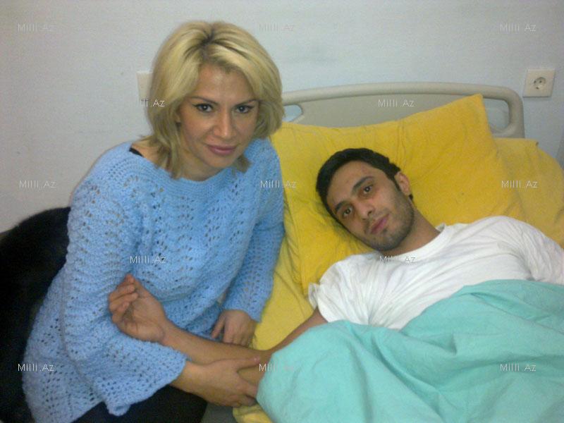Фото Тарлана Даглы с больничной койки и его супруги Ульвиры Гараевой